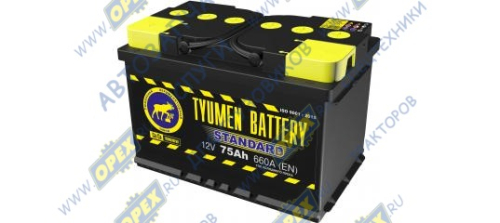 6СТ-75-ОП Аккумулятор (АКБ) 75 а/ч 278х175х190 обр. полярность MB Citaro (O 530) (1998-2021); 660А Tyumen Battery